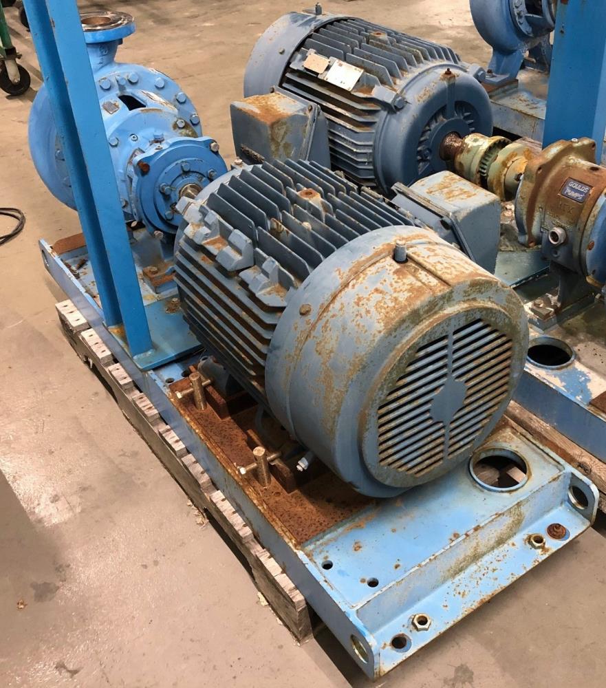 Goulds 3196 MTX Centrifugal Pump, 3"x4"-13", 316 SS w/ 50 HP Motor